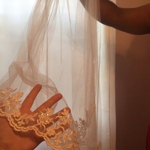 Ansonia Ivory Bridal veil